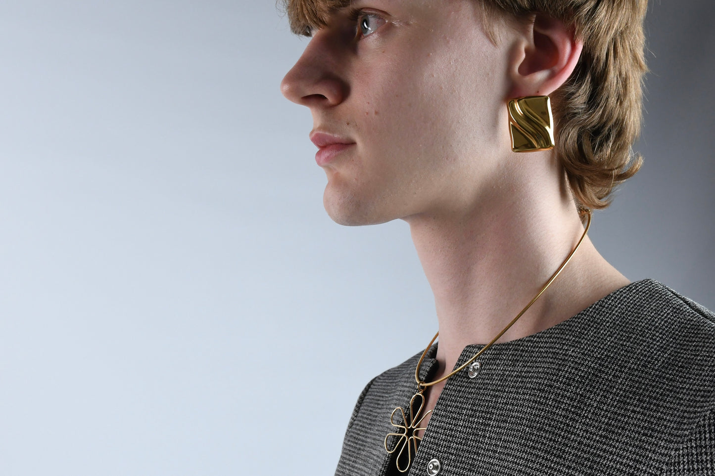 SAGE - GOLD EARRINGS 18K GOLD PLATING WATERPROOF