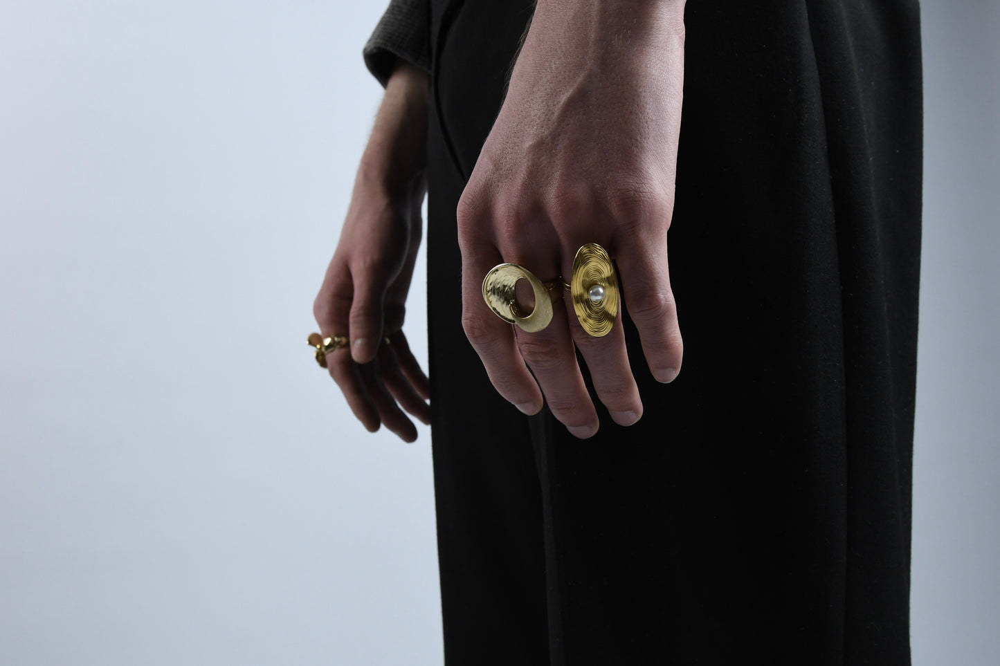 CHARA - GOLD RING PEARL 18K GOLD PLATING WATERPROOF