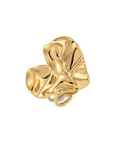 CYNARA - GOLD RING IN STAINLESS STEEL 18K GOLD WATERPROOF
