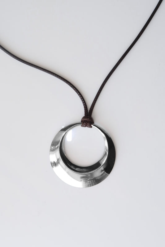 NASUTRIUM - SILVER CIRCLE IN STAINLESS STEEL WATERPROOF