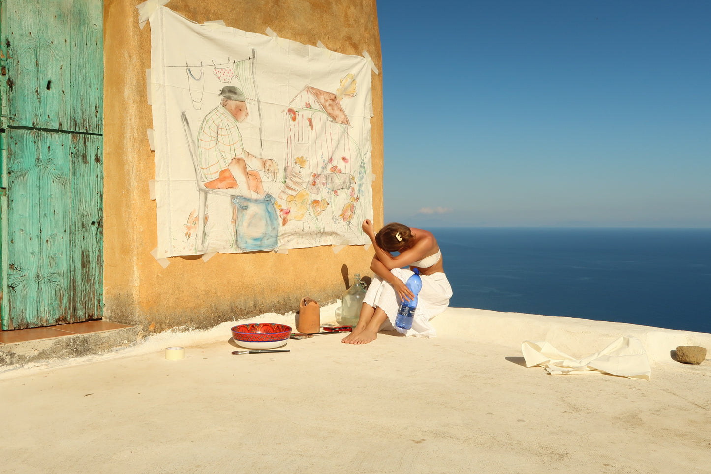 HAIR FORK - BUFFALO HORN DARK