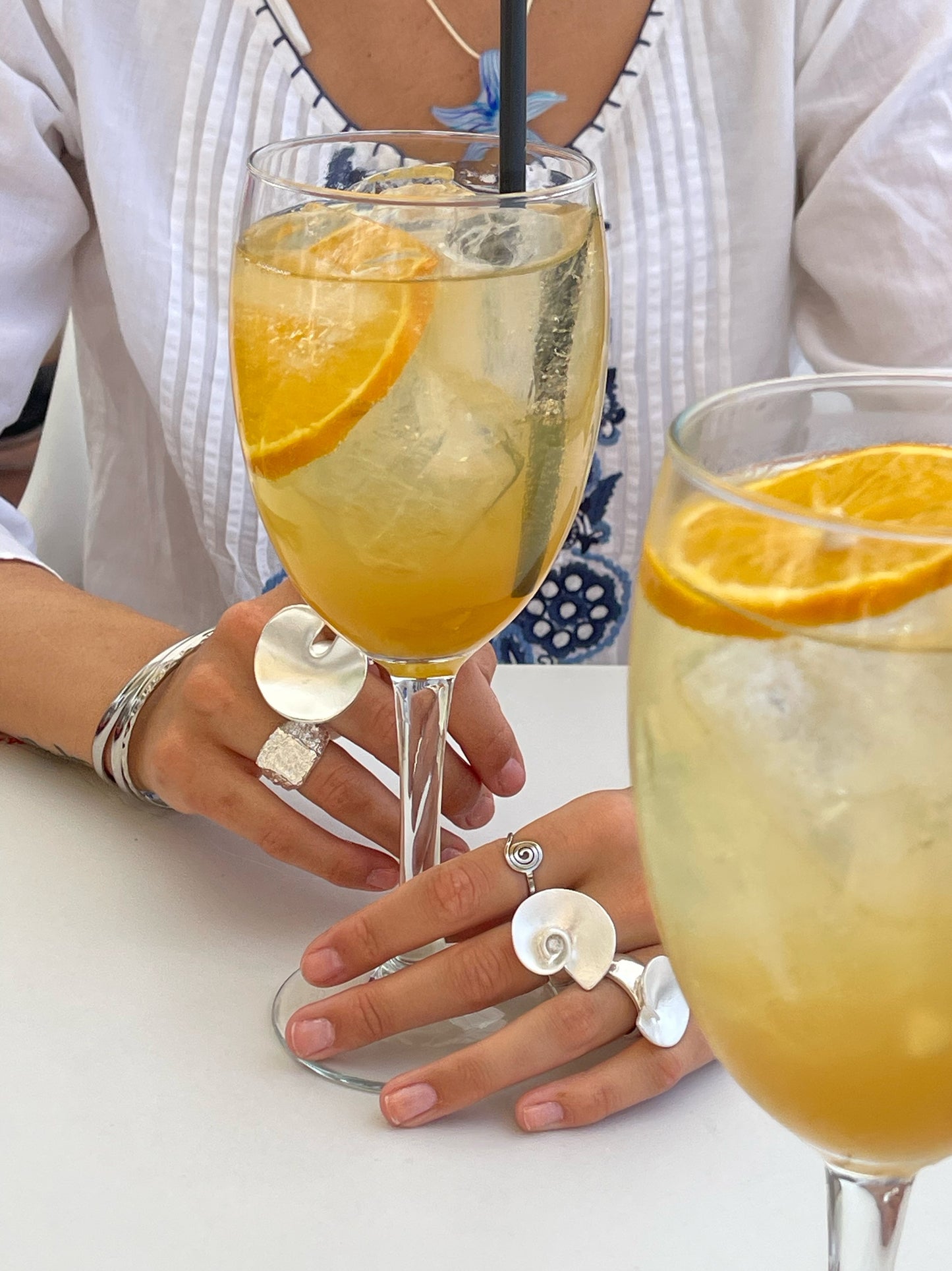 CALLA - SILVER RING INSPIRED BY NATURE MATTE FINISH