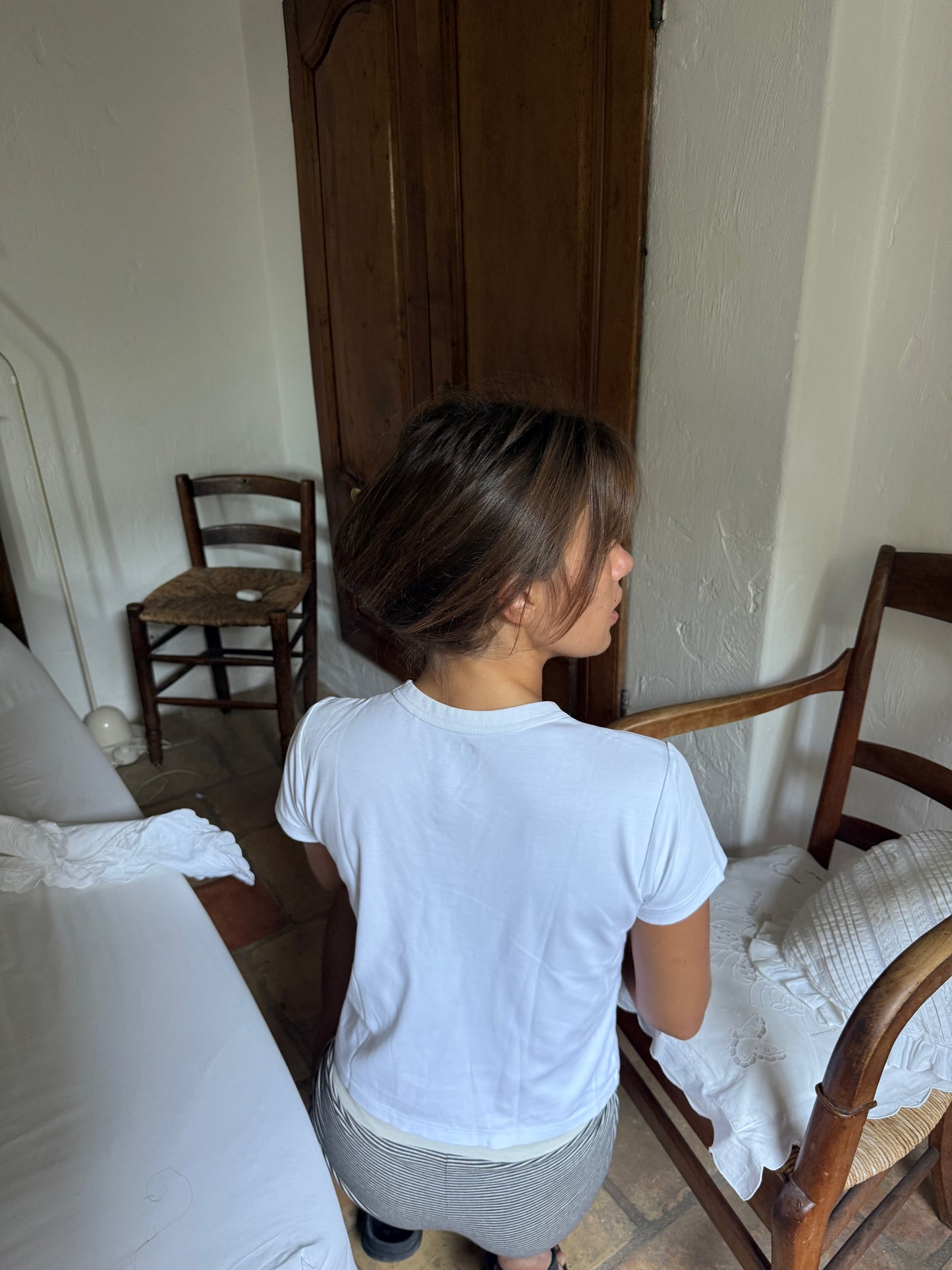 FRENCH HAIR PIN - BUFFALO HORN DARK