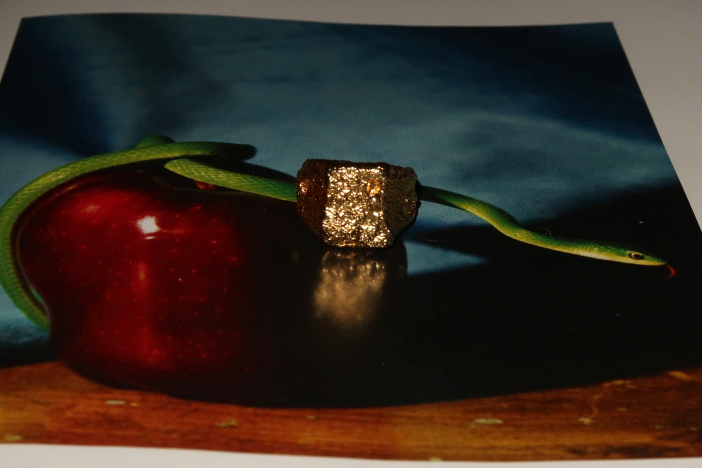 HYACINTH - GOLD RING SOLID 925 STERLING SILVER 18K GOLD PLATING WATERPROOF