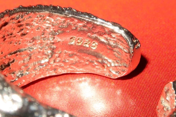 HYACINTH - SILVER RING SOLID 925 STERLING SILVER WATERPROOF