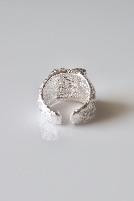 HYACINTH - SILVER RING SOLID 925 STERLING SILVER WATERPROOF