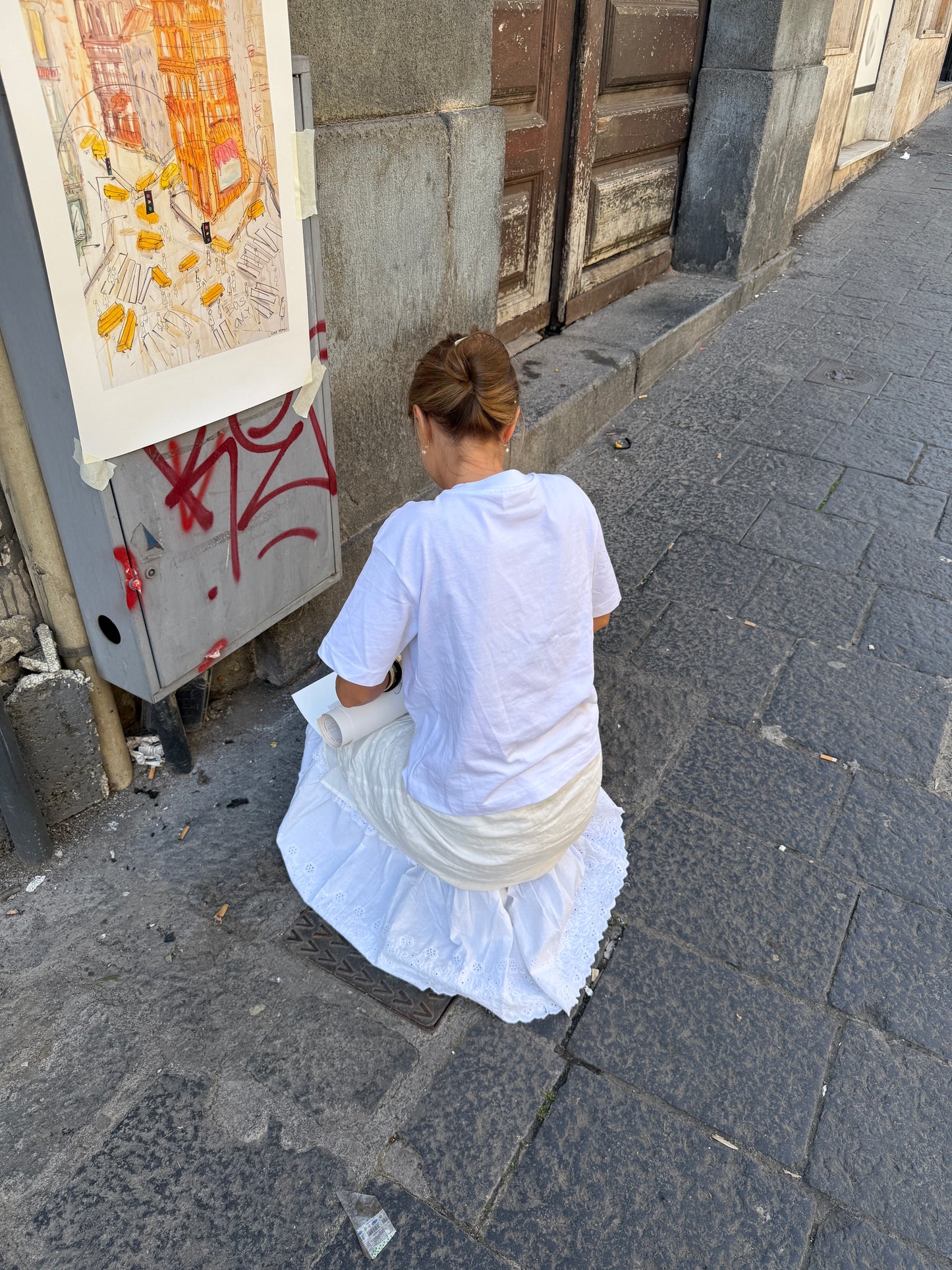 HAIR FORK - BUFFALO HORN DARK