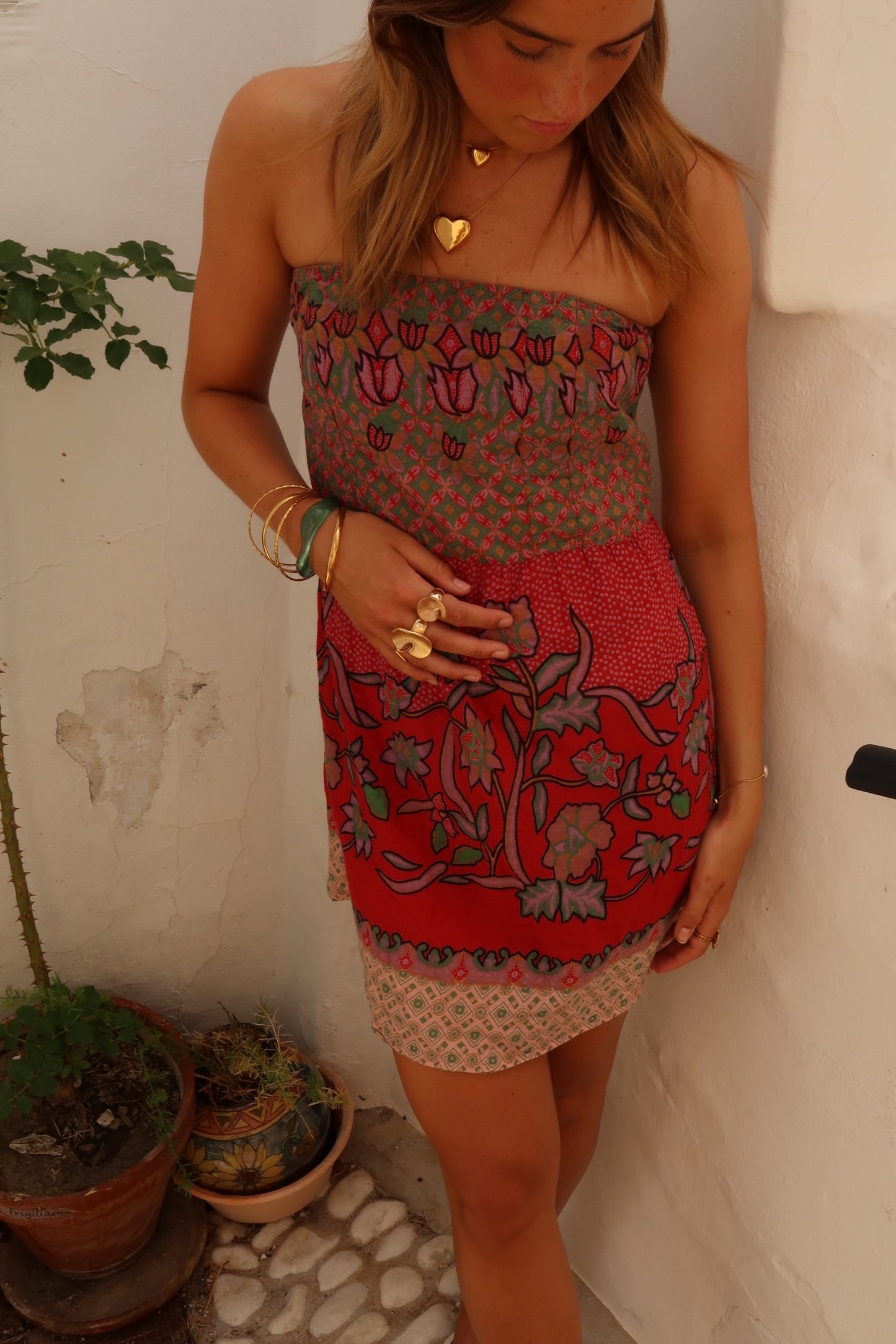 PETUNIA - GOLD BRACELET STAINLESS STEEL 18K GOLD PLATING WATERPROOF