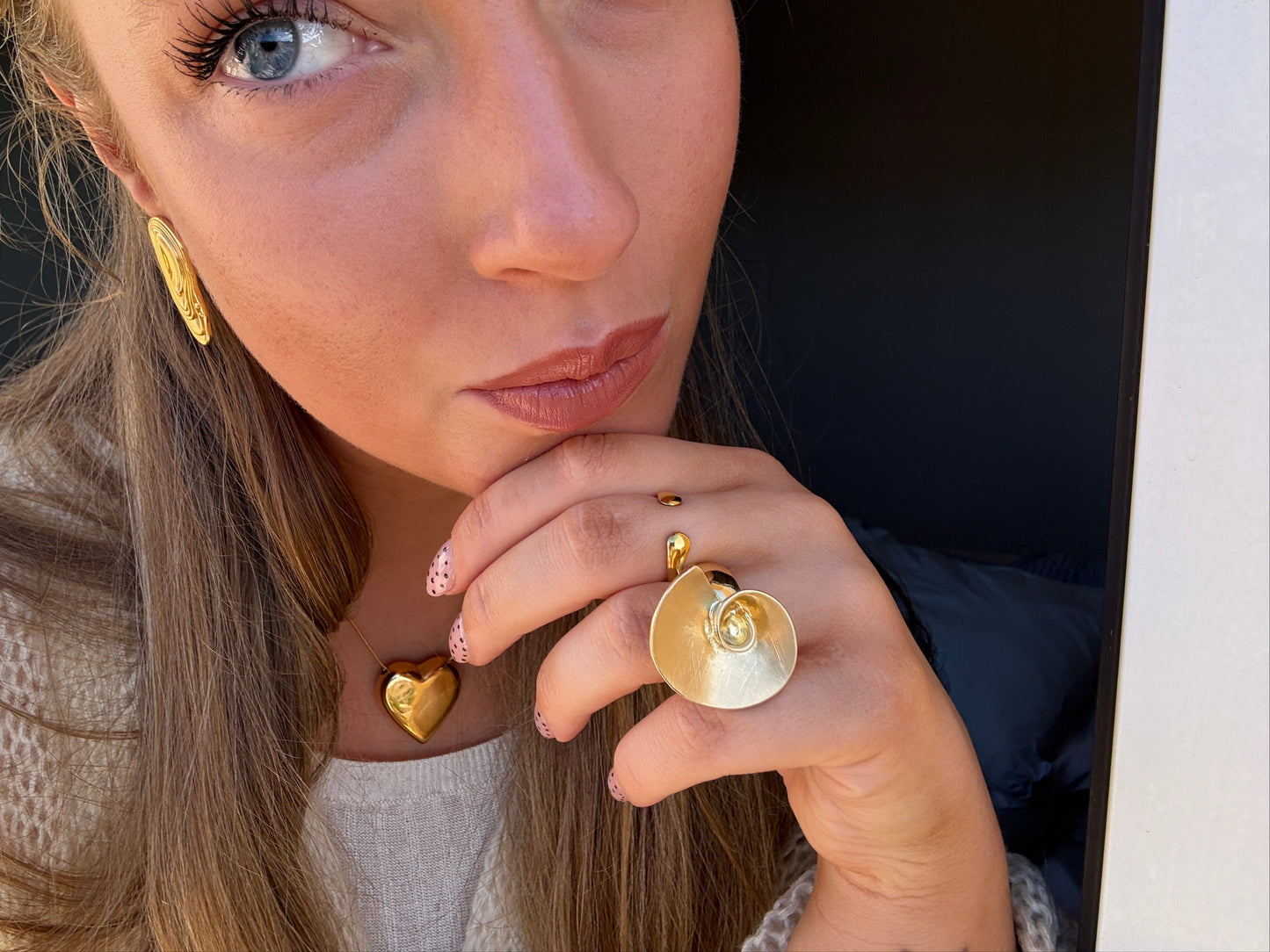 ATROPA - SILVER RING IN STAINLESS STEEL WATERPROOF