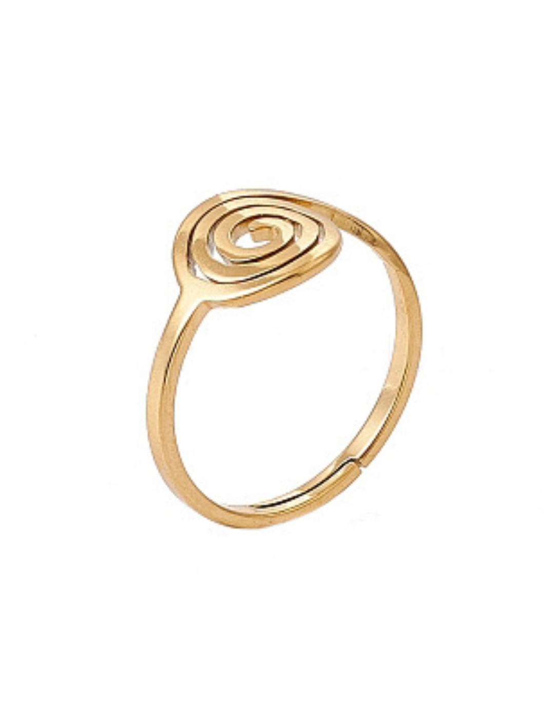 DAHLIA - GOLD RING STAINLESS STEEL 18K GOLD PLATING WATERPROOF