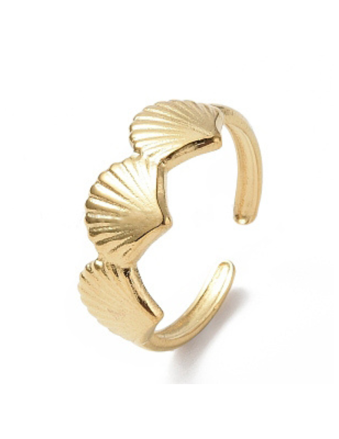 IVY - GOLD RING STAINLESS STEEL 18K GOLD PLATING WATERPROOF