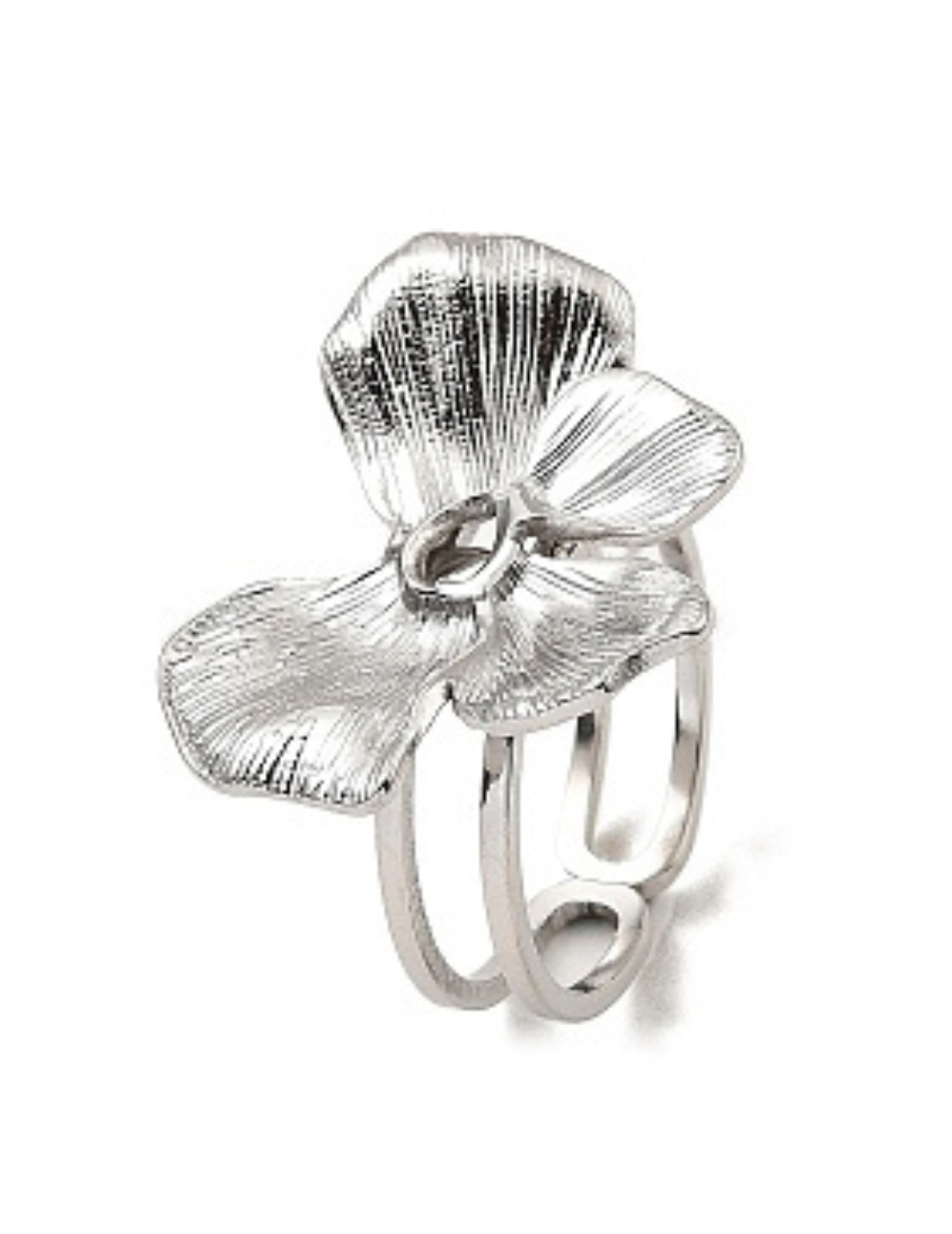 VIOLET - SILVER RING STAINLESS STEEL WATERPROOF