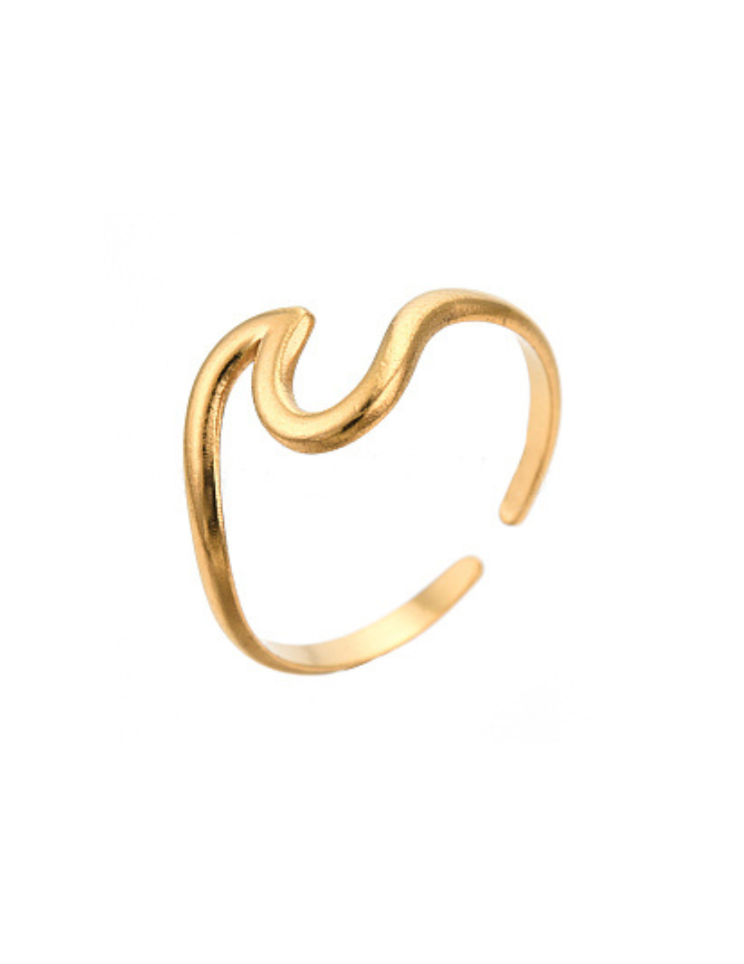 ASTER - GOLD RING STAINLESS STEEL 18K GOLD WATERPROOF PLATING WATERPROOF