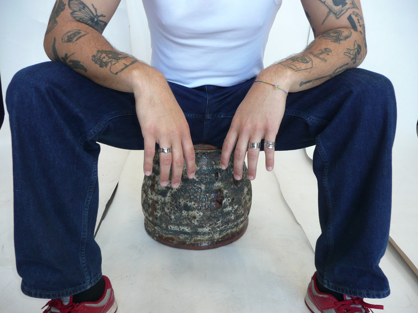 CAMELLIA - SILVER RING STAINLESS STEEL WATERPROOF