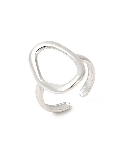 THUJA - SILVER RING IN STAINLESS STEEL WATERPROOF