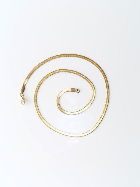 ROSE - GOLD SNAKE CHAIN STAINLESS STEEL 18K GOLD PLATED WATERPROOF