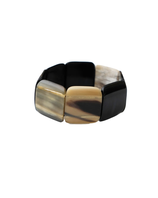 NYMPHAEA - BUFFALO HORN BANGLE SQUARE
