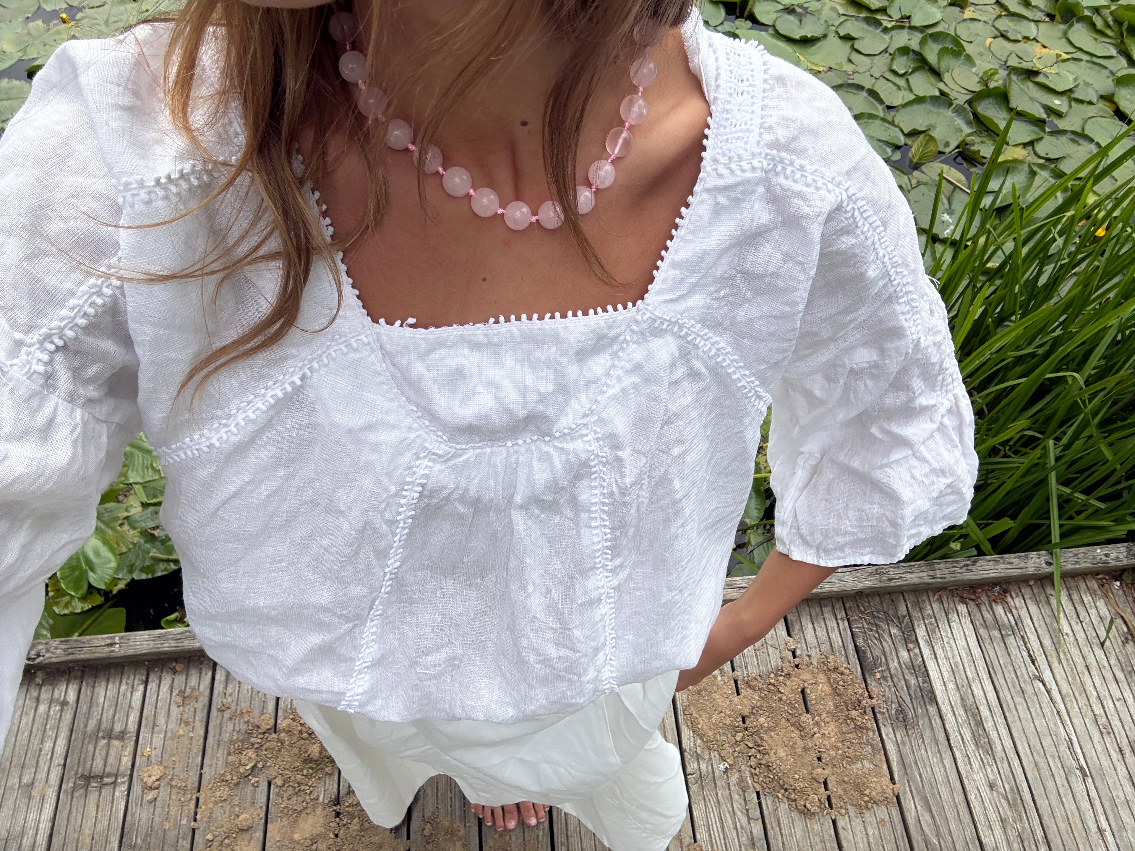 RIVIERA - PINK PEARL NECKLACE