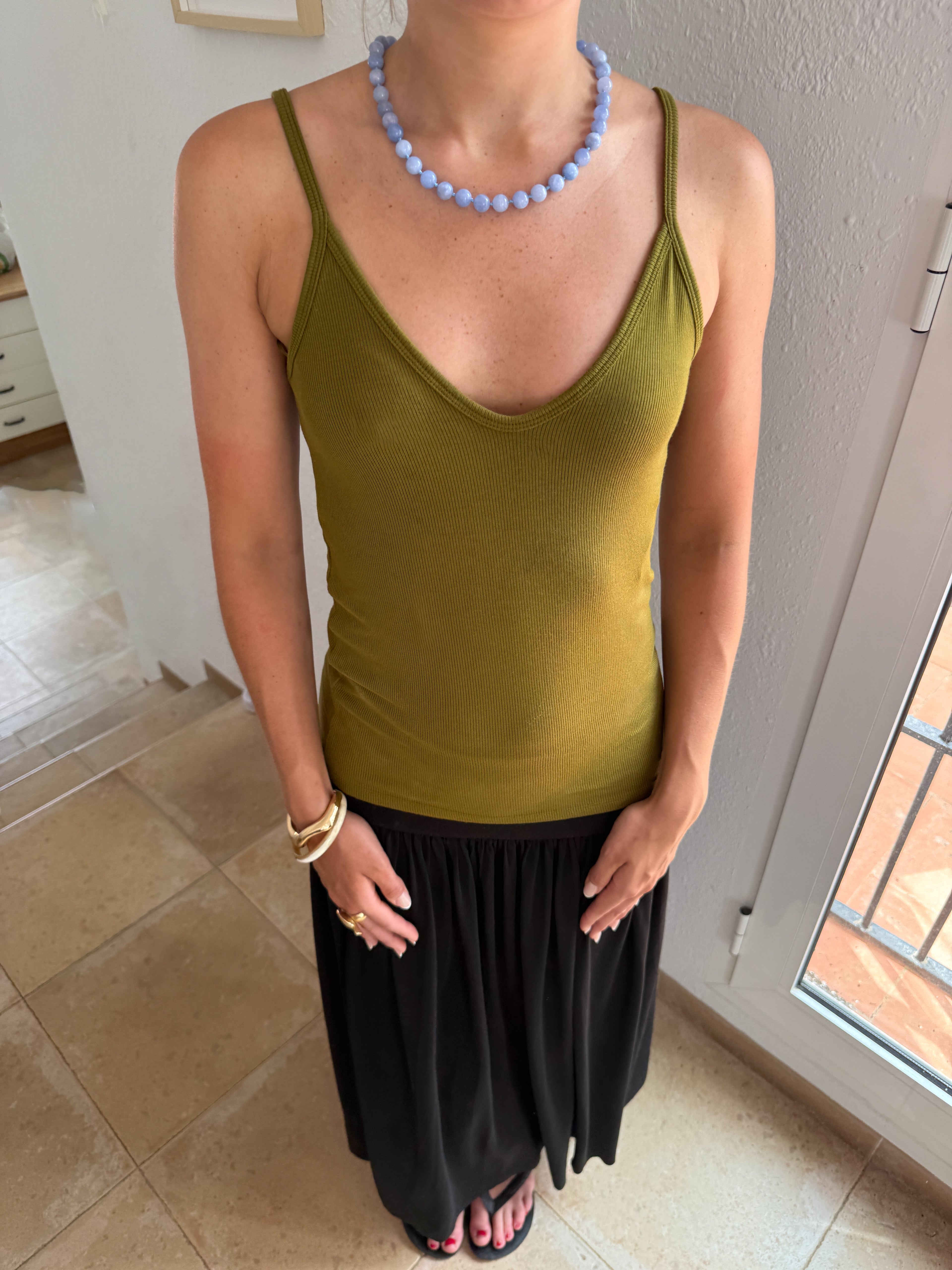 RIVIERA - BLUE PEARL NECKLACE