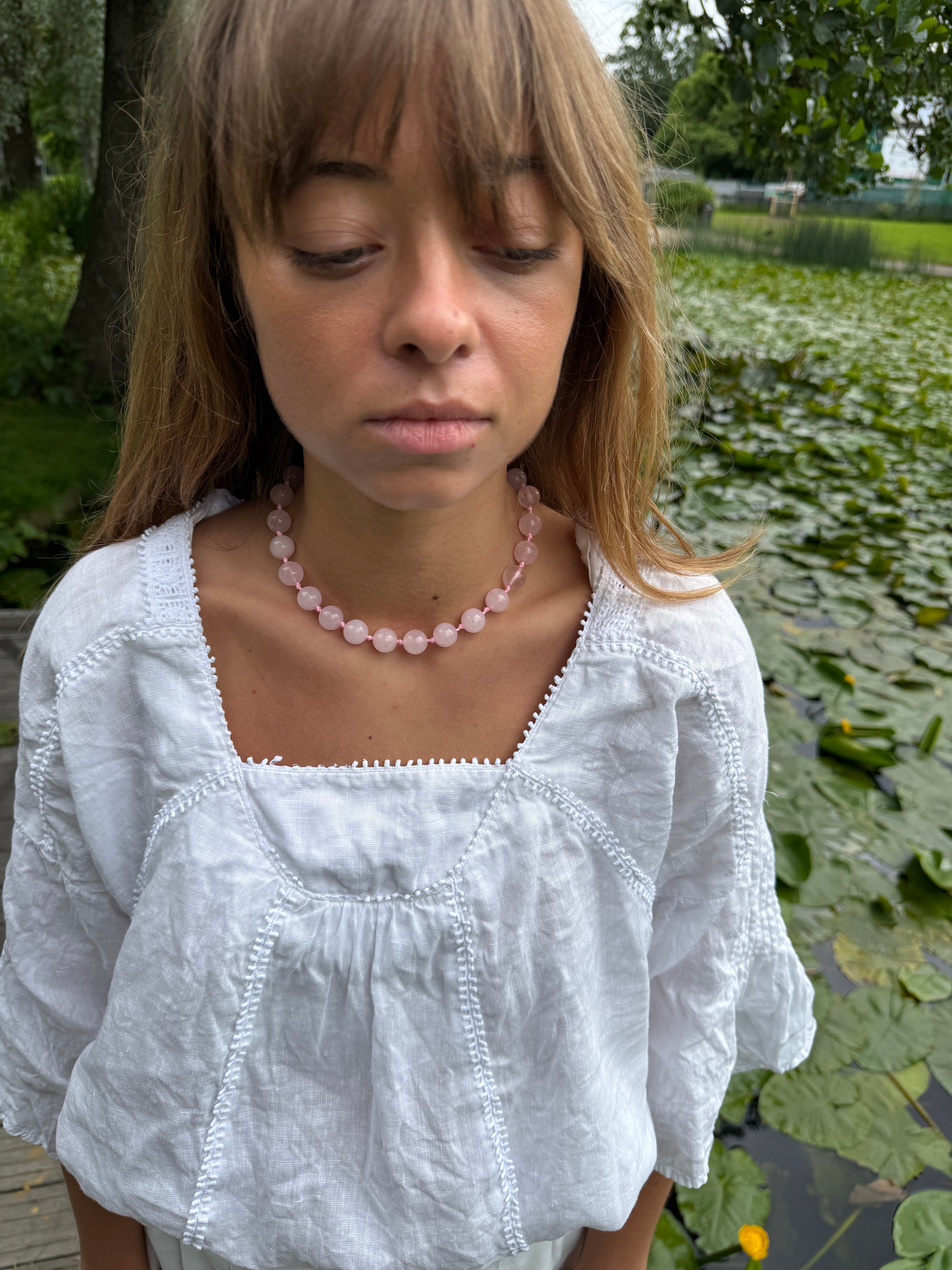 RIVIERA - PINK PEARL NECKLACE
