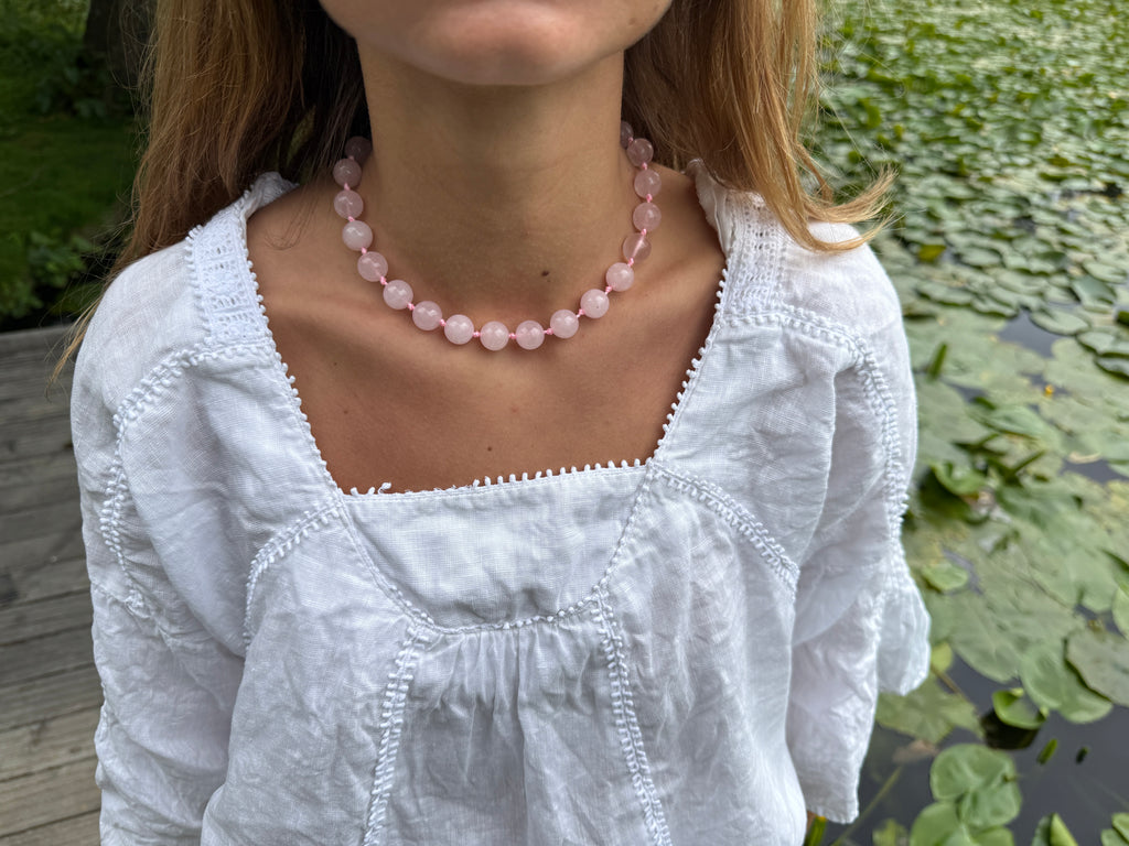 RIVIERA - PINK PEARL NECKLACE