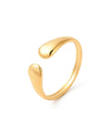 ATROPA - GOLD RING IN STAINLESS STEEL 18K GOLD PLATED WATERPROOF