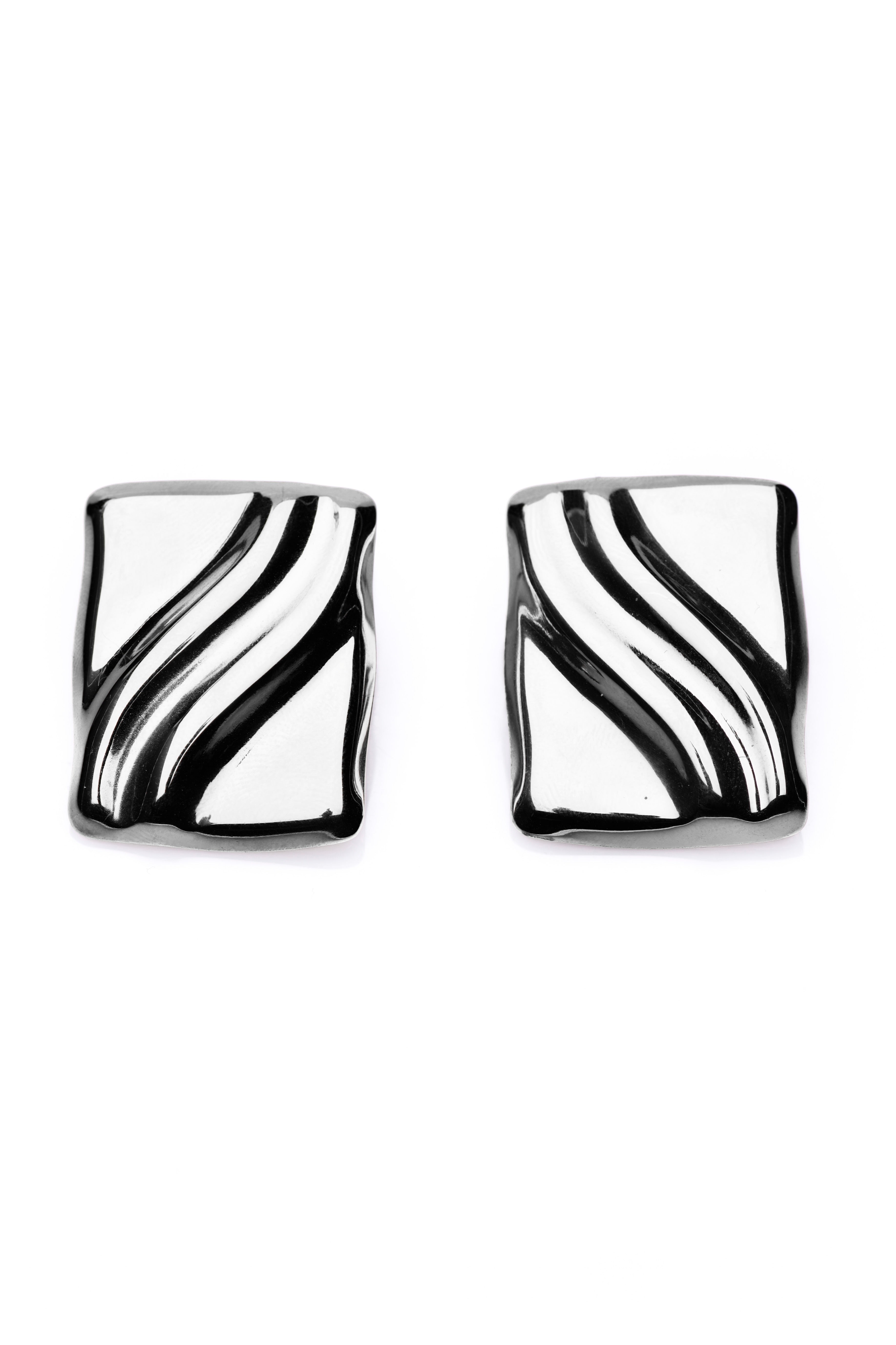 SAGE - SILVER EARRINGS WATERPROOF