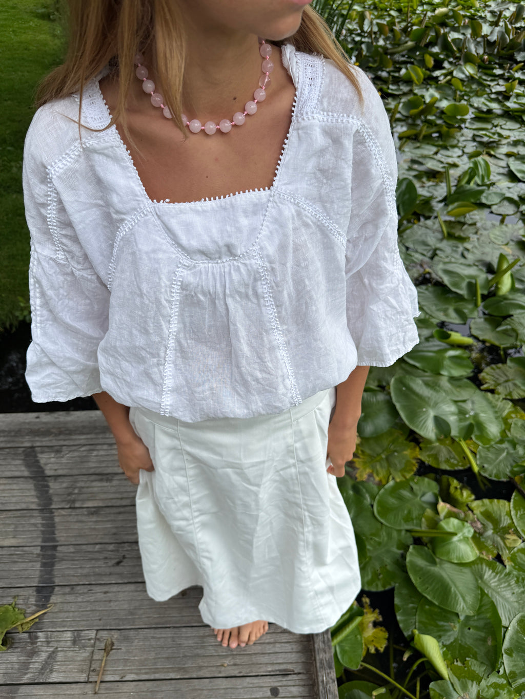 RIVIERA - PINK PEARL NECKLACE