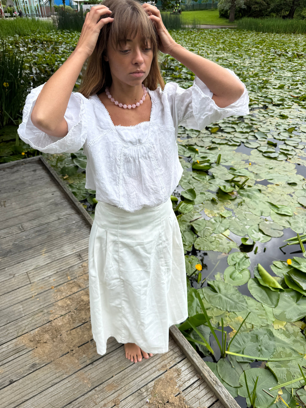 RIVIERA - PINK PEARL NECKLACE