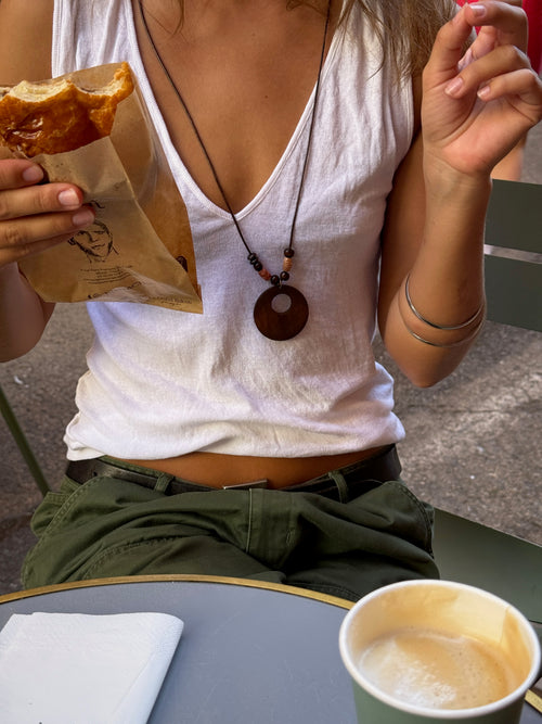 ANTIBES - WOOD NECKLACE