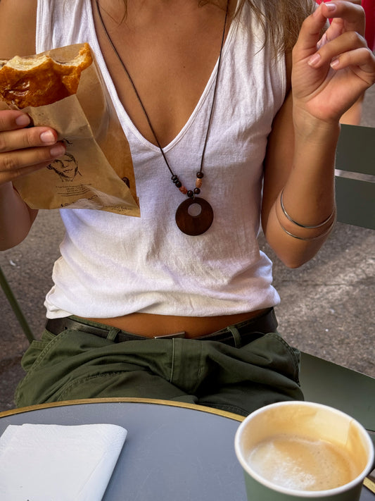 ANTIBES - WOOD NECKLACE