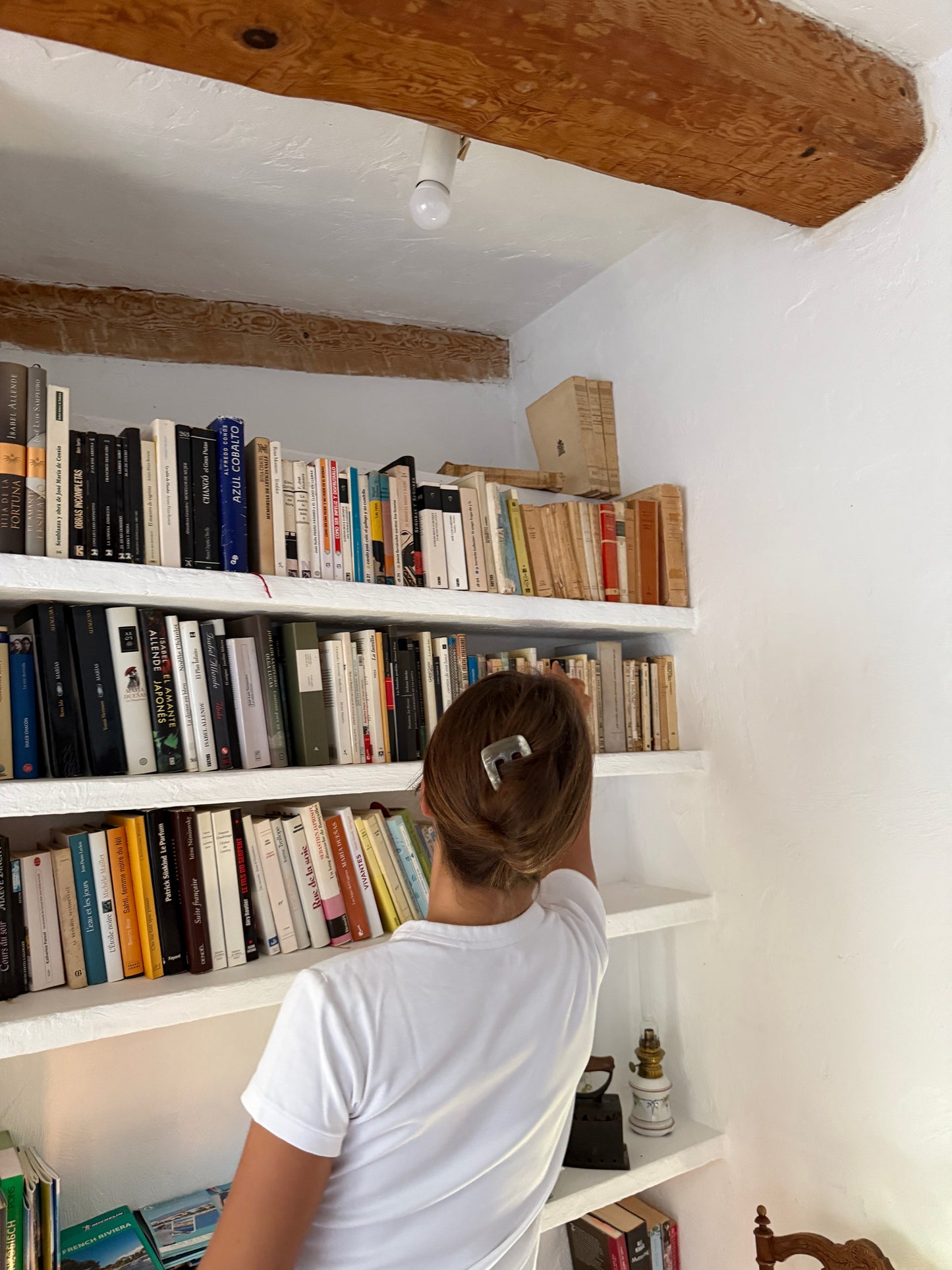 HAIR FORK - BUFFALO HORN DARK