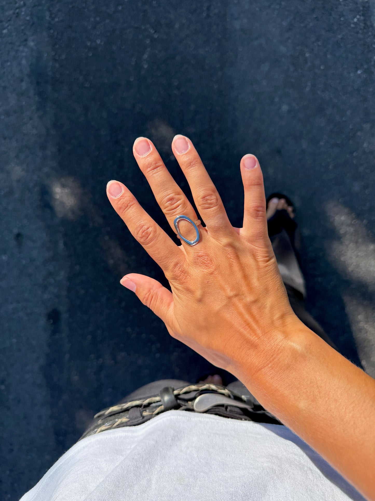 THUJA - SILVER RING IN STAINLESS STEEL WATERPROOF