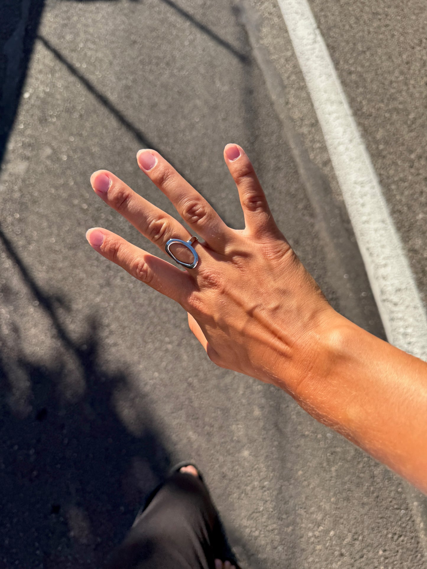 THUJA - SILVER RING IN STAINLESS STEEL WATERPROOF