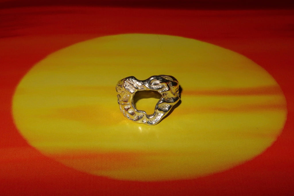 JASMINE - SILVER RING SOLID 925 STERLING SILVER WATERPROOF