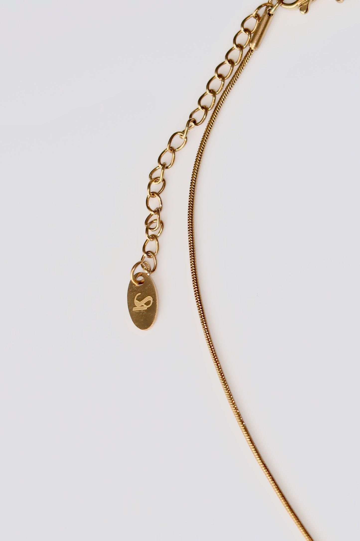 TULIP - SMALL GOLD HEART NECKLACE IN STAINLESS STEEL WITH 18K GOLD PLATING WATERPROOF