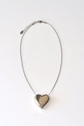 TULIP - SILVER HEART NECKLACE STAINLESS STEEL WATERPROOF