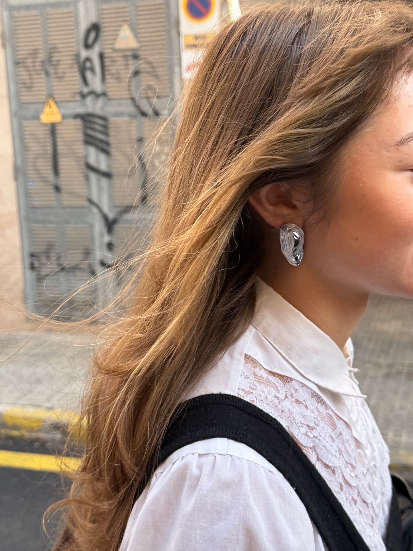 ACACIA - SILVER EARRINGS STAINLESS STEEL WATERPROOF