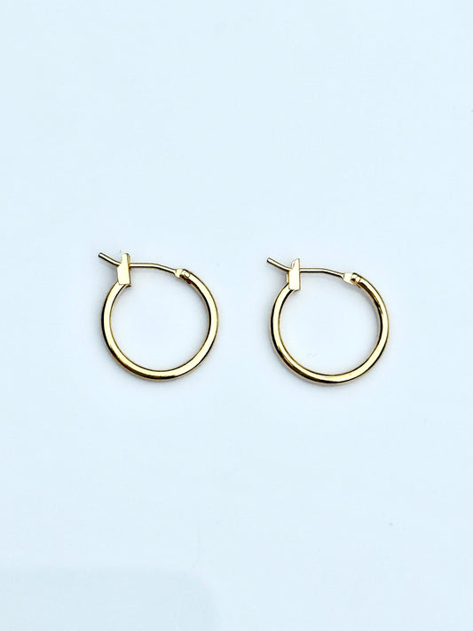 SMALL GOLD HOOPS
