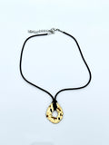 GOLD HAMMERED NECKLACE