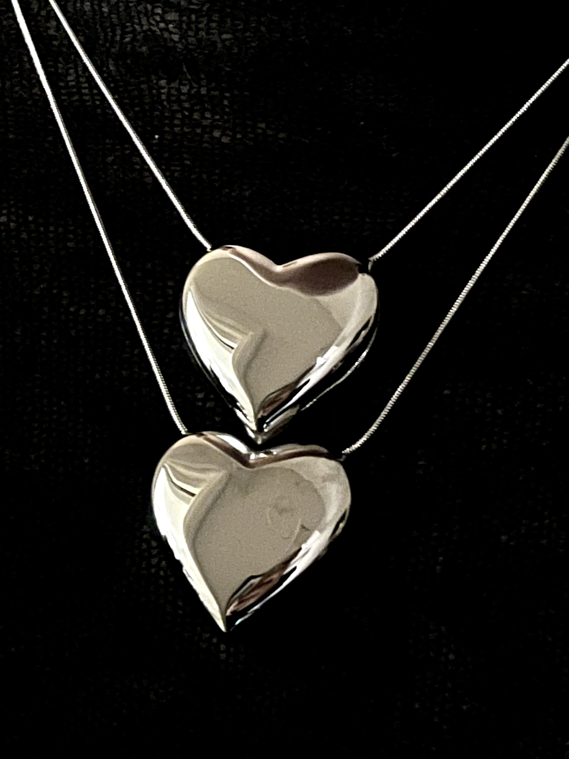 TULIP - SILVER HEART NECKLACE STAINLESS STEEL WATERPROOF