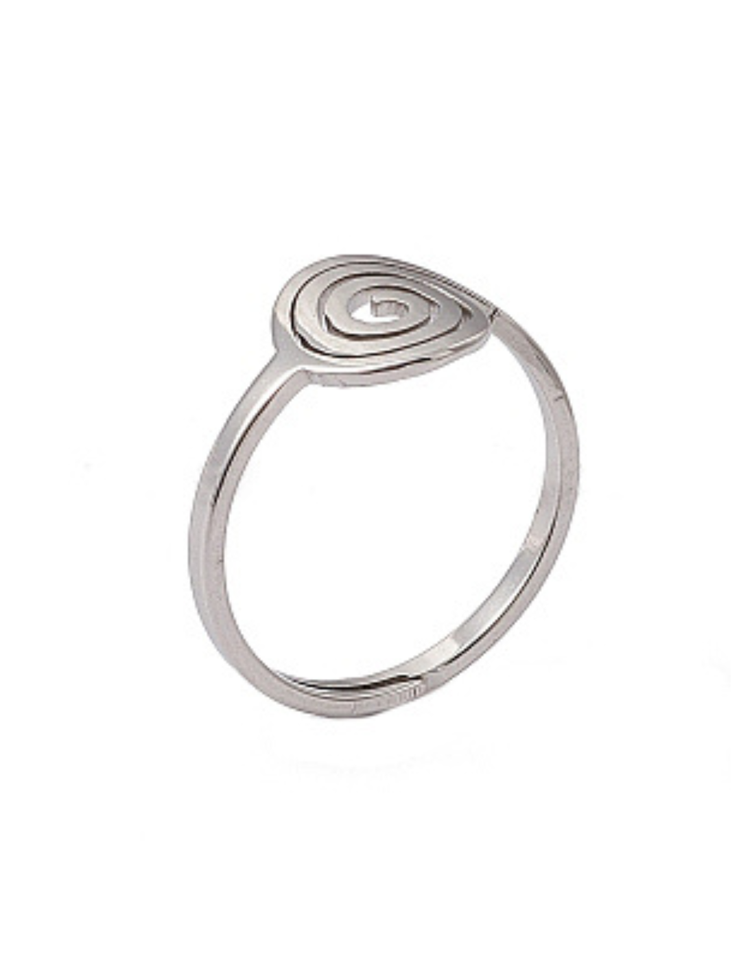 DAHLIA - SILVER RING IN STAINLESS STEEL