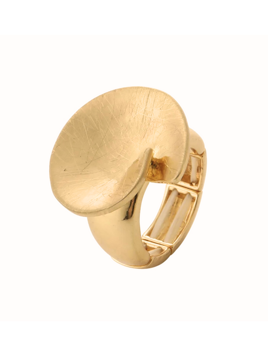 POPPY - GOLD RING INSPIRED BY THE OCEAN