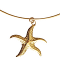 HONEYSUCKLE - GOLD STARFISH NECKLACE STAINLESS STEEL 18K GOLD PLATING WATERPROOF
