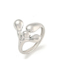 PIPER - SILVER RING IN STAINLESS STEEL WATERPROOF