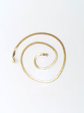 ROSE - GOLD SNAKE CHAIN STAINLESS STEEL 18K GOLD PLATED WATERPROOF
