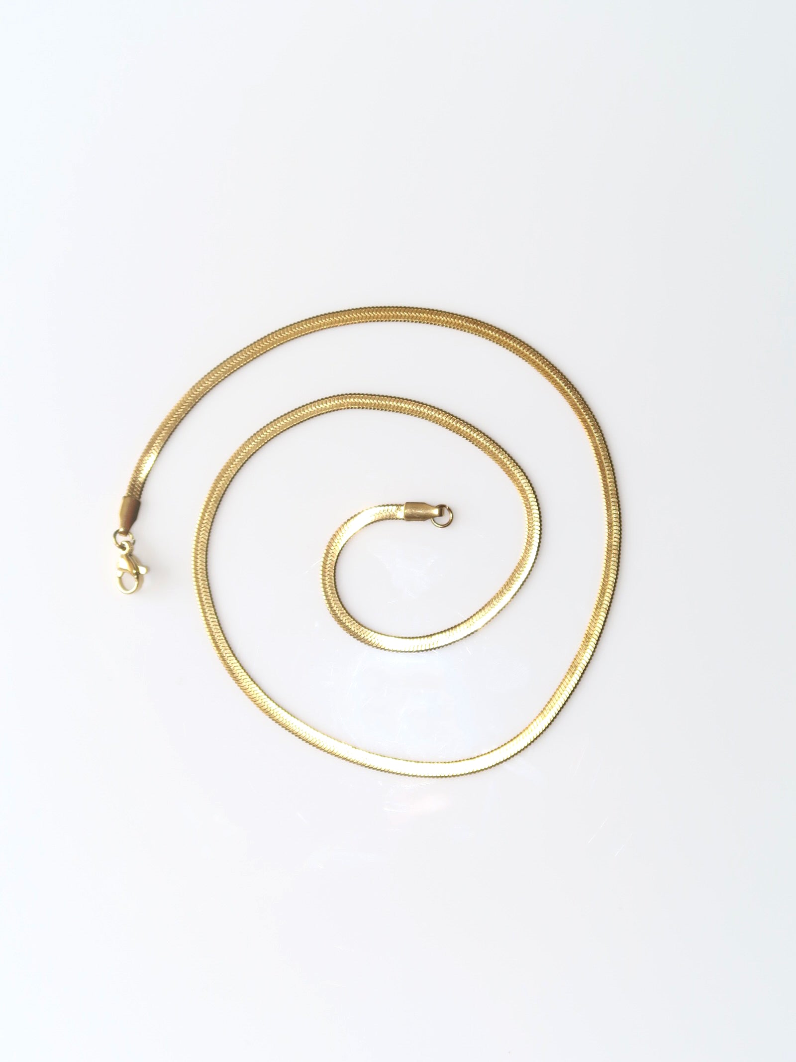 ROSE - GOLD SNAKE CHAIN STAINLESS STEEL 18K GOLD PLATED WATERPROOF