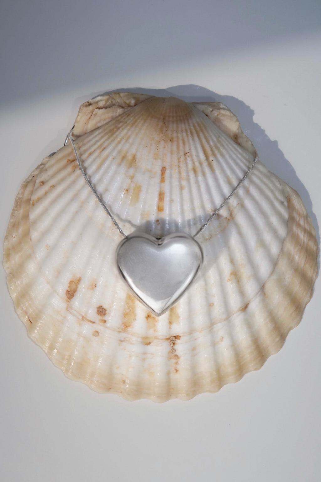 TULIP - SILVER HEART NECKLACE STAINLESS STEEL WATERPROOF